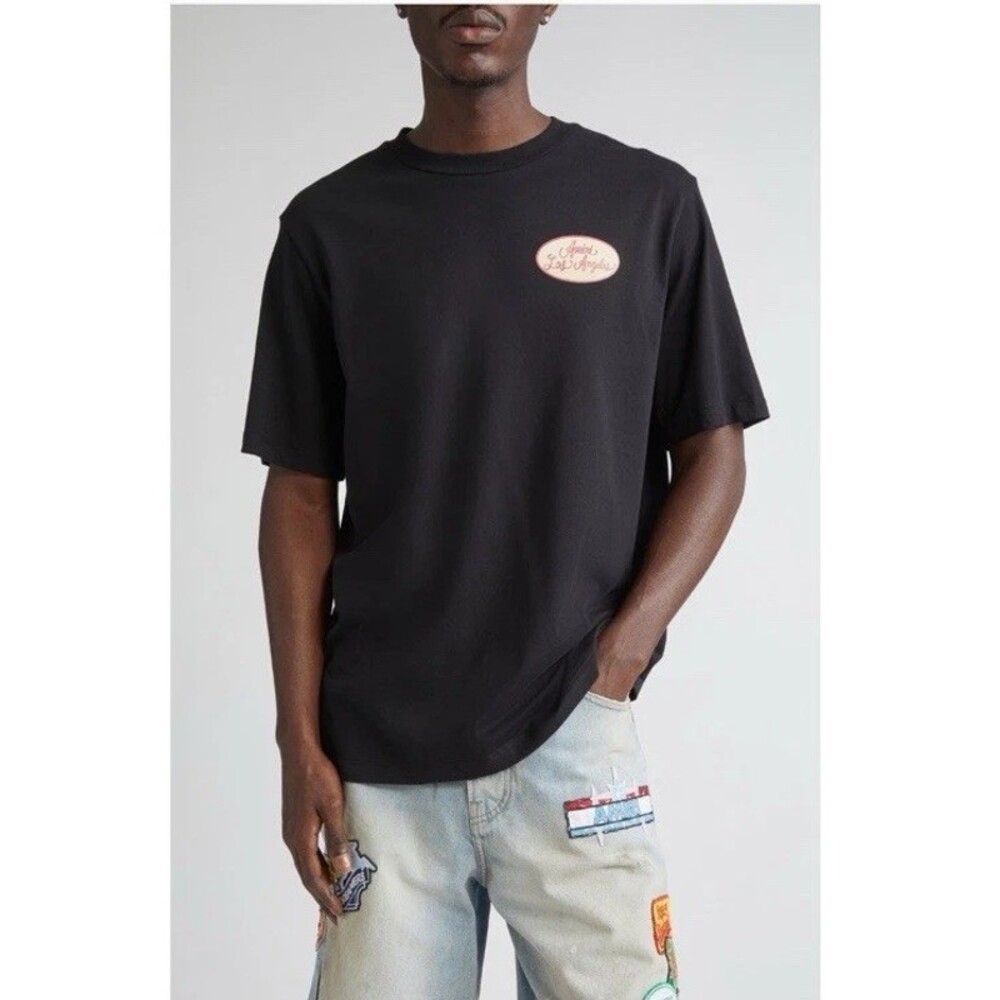 Amiri Station Patch Graphic Black T-Shirt Men Size Xs Authentic Receipt included - Picture 11 of 14